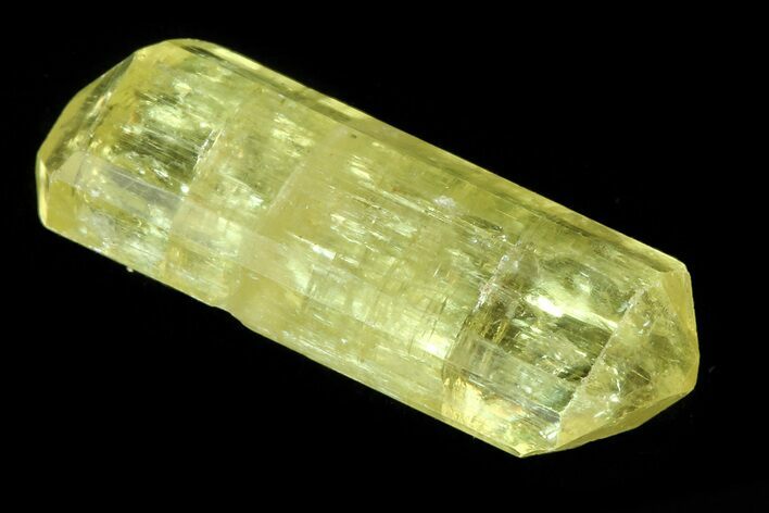 Lustrous Yellow Apatite Crystal - Morocco #82458
